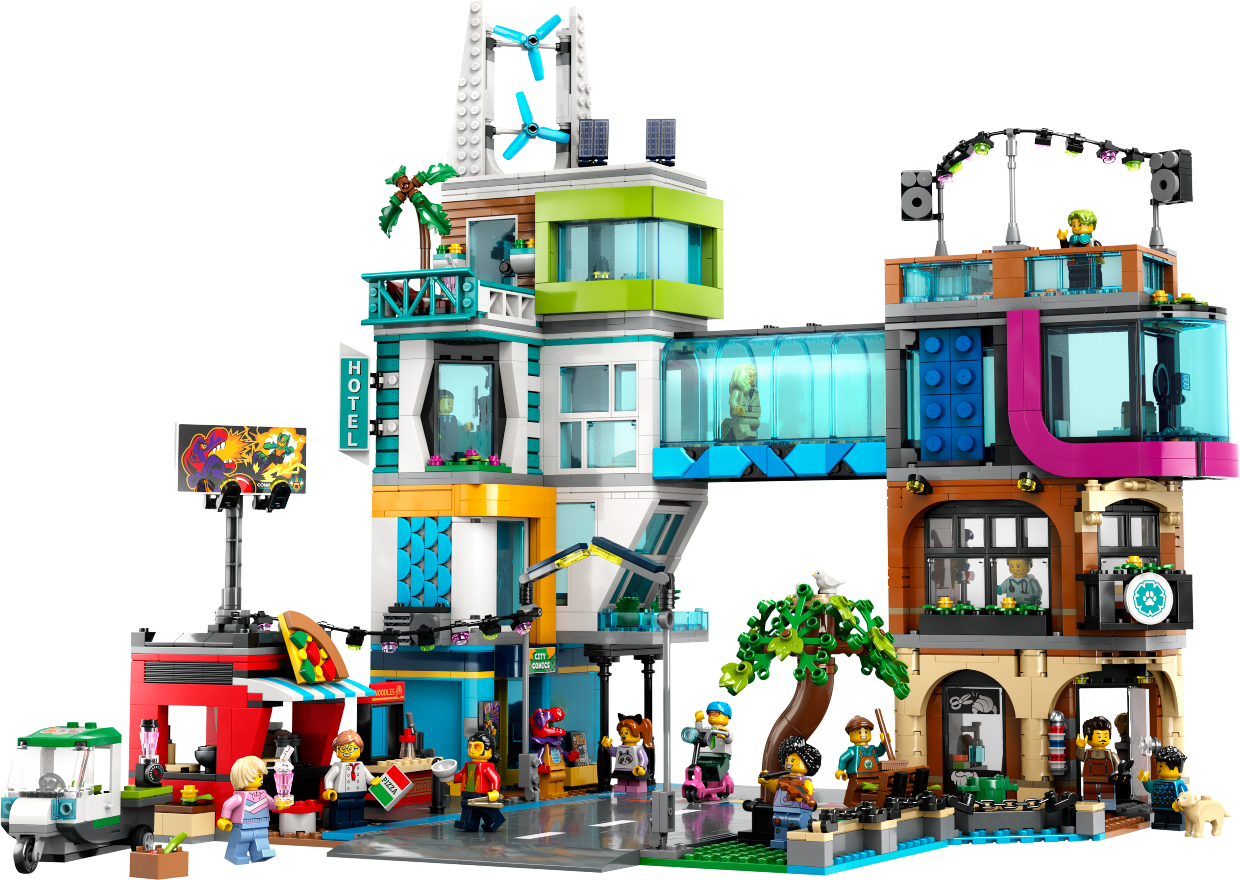 Конструктор LEGO City Центр міста, 2010 деталей (60380) - фото 2