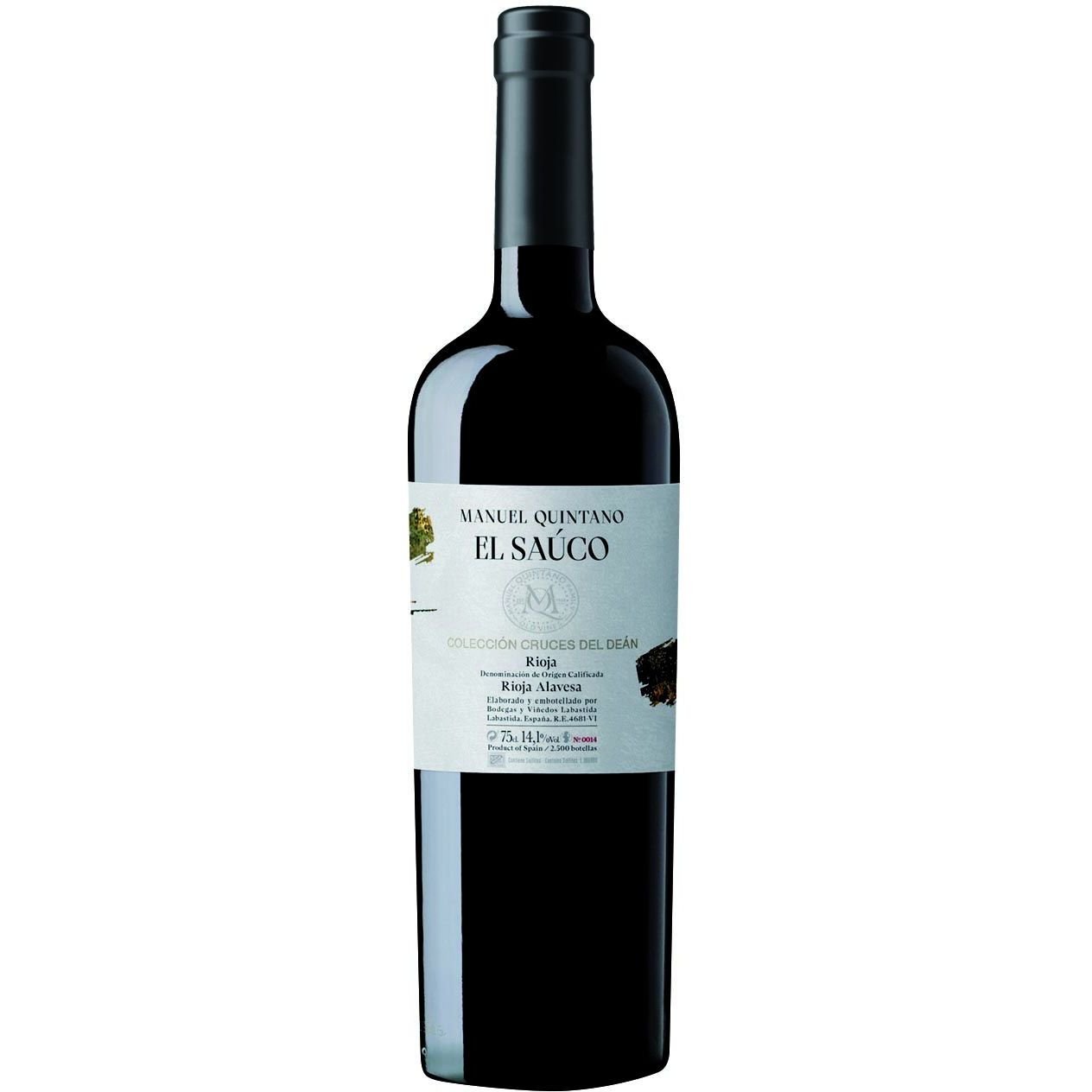 Вино Manuel Quintano El Sauco 2019 красное сухое 0.75 л - фото 1