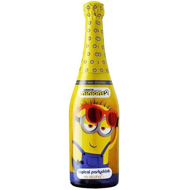 Напиток безалкогольный газированный Zimmermann Minions Tropical Partydrink 0.75 л - фото 1