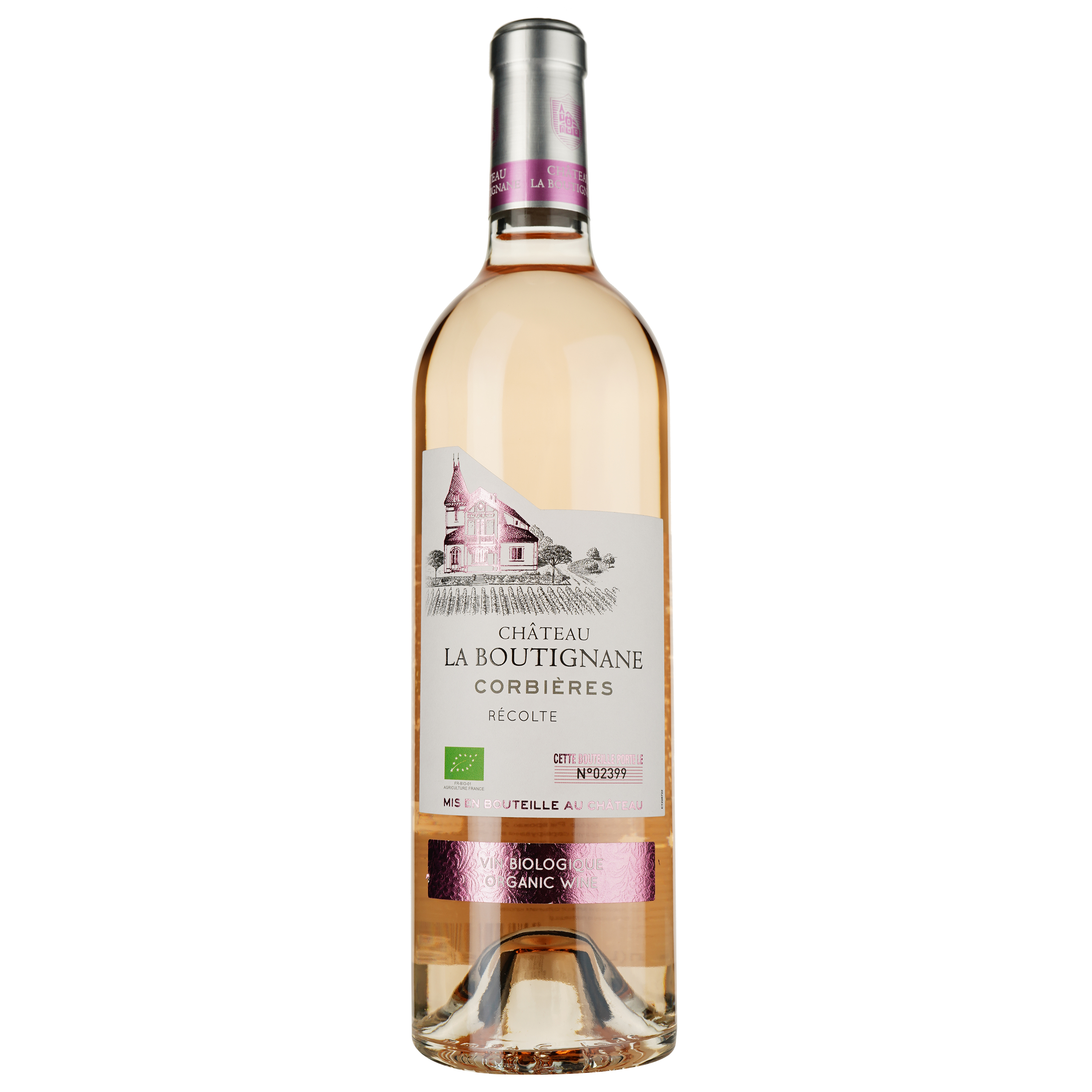 Вино Chateau La Boutignane Rose 2022 Corbieres AOP розовое сухое 0.75 л - фото 1