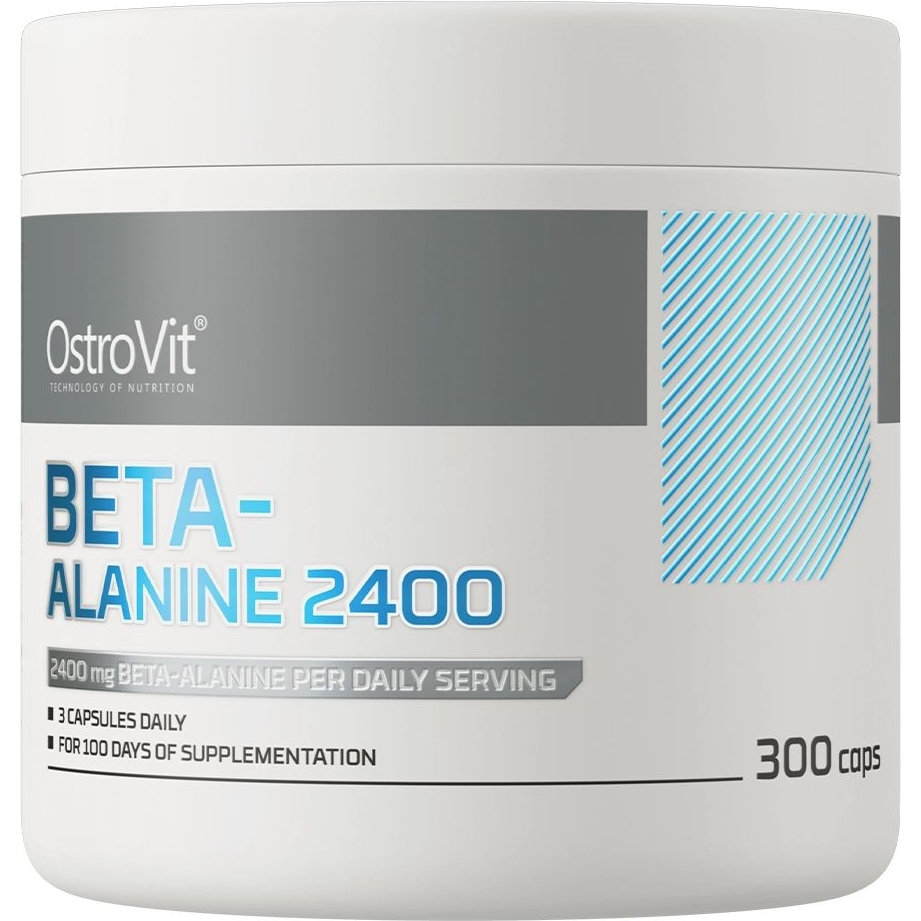 Передтренік OstroVit Beta-Alanine 2400 мг 300 капсул - фото 1