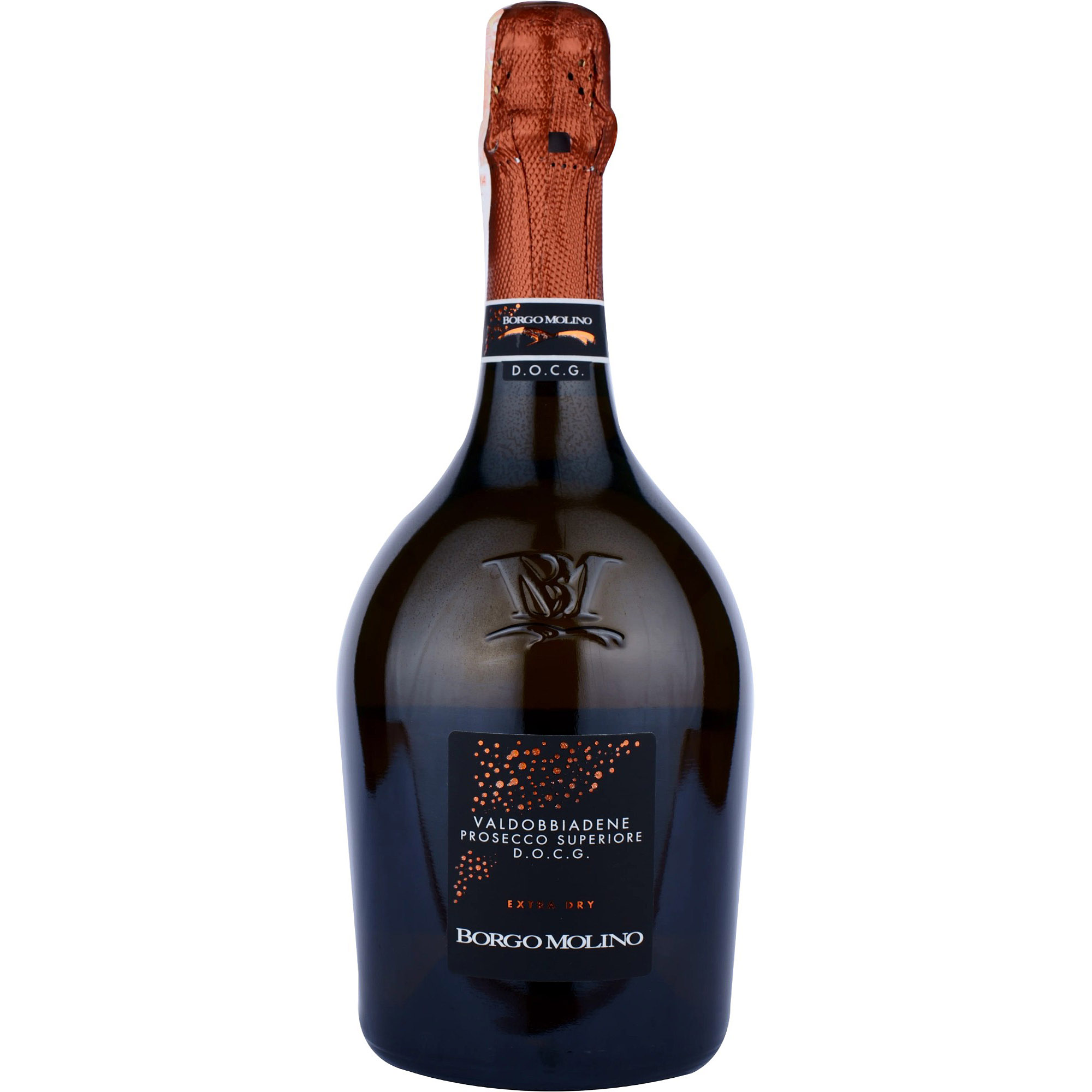 Вино ігристе Borgo Molino Prosecco Valdobbiadene DOCG Superiore Extra Dry біле екстра сухе 1.5 л - фото 1