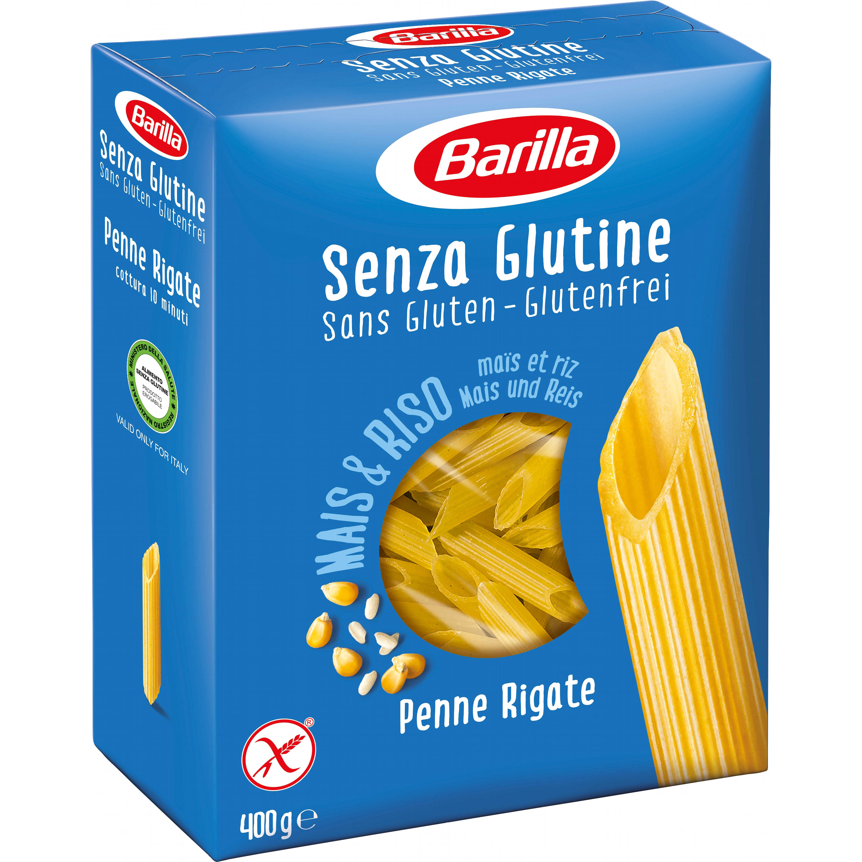 Макаронні вироби Barilla Penne Rigate Senza Glutine без глютену 400 г - фото 2