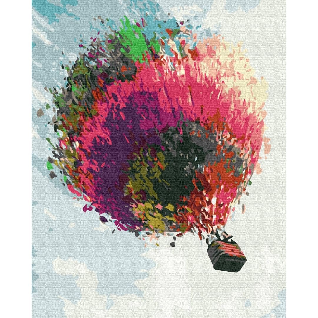 Картина за номерами Повітряна куля Brushme 40x50 см кольорова 000277214 - фото 1