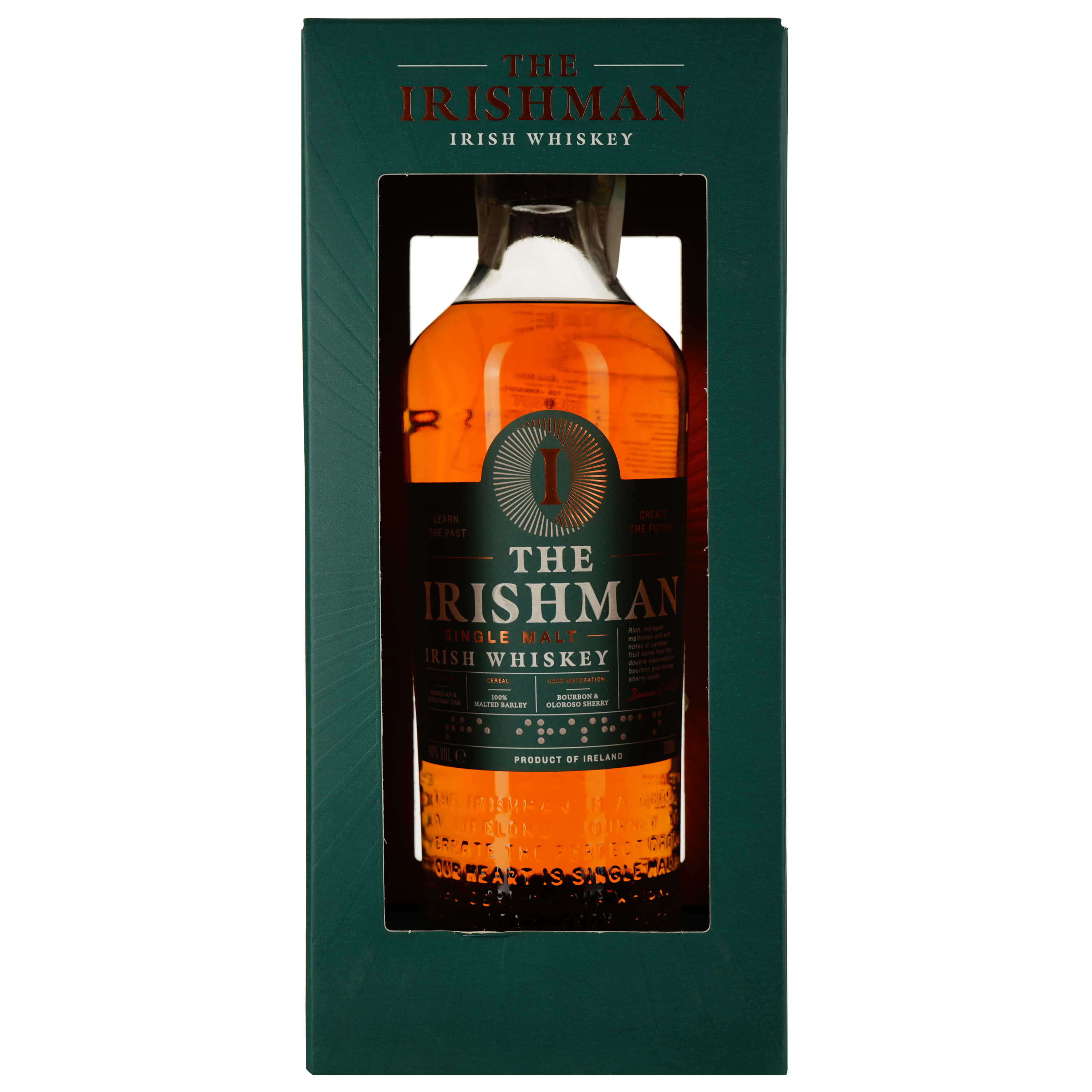 Виски The Irishman Single Malt Irish Whiskey, 40%, 0,7 л - фото 2