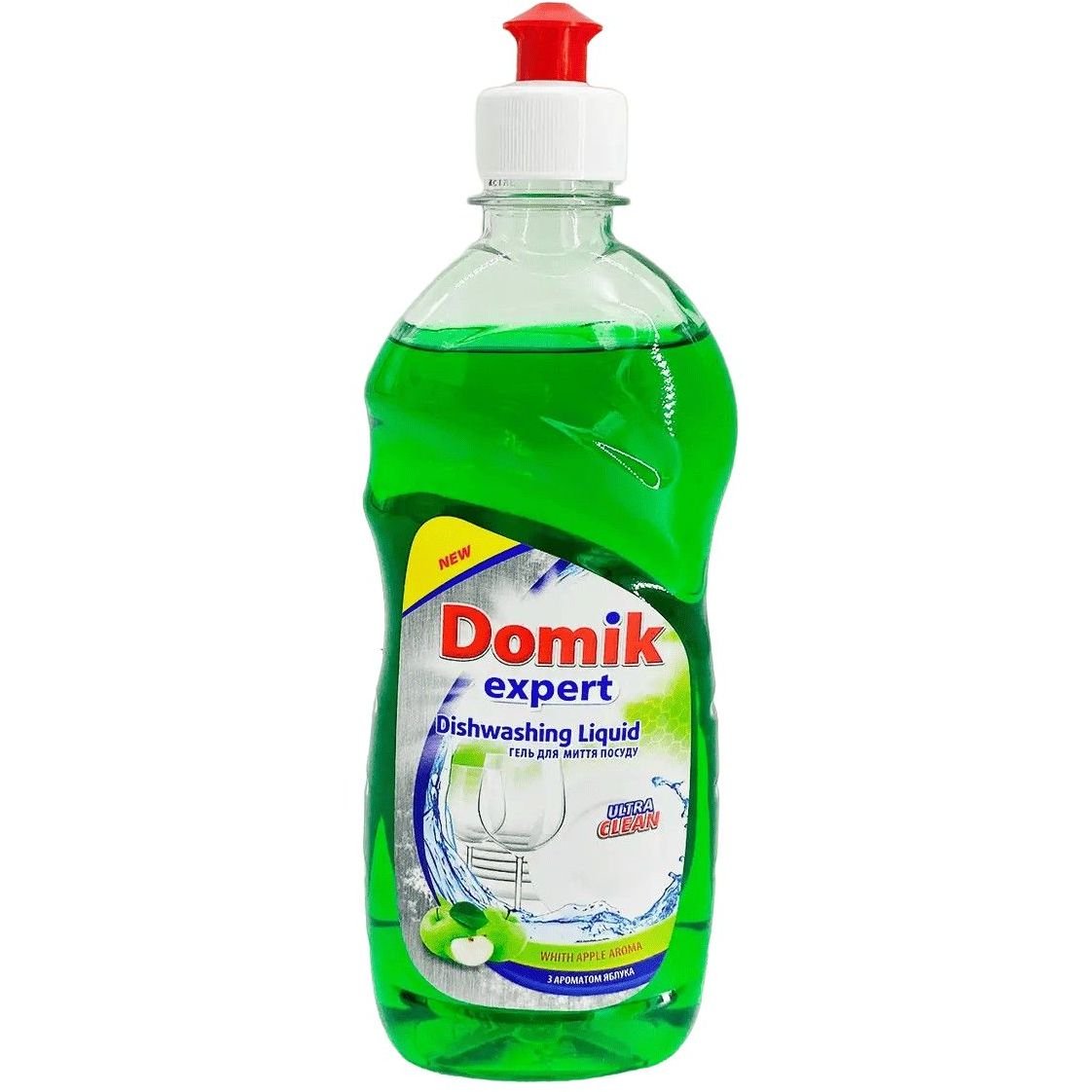 Гель для мытья посуды Domik Expert с ароматом яблока, 500 мл - фото 1