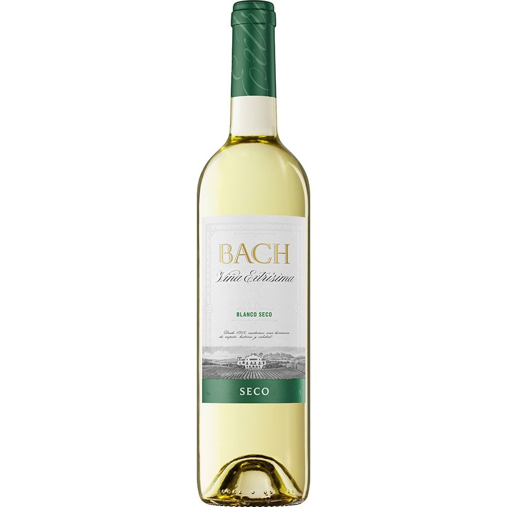 Вино Bach Extrisimo Blanco Seco, белое, сухое, 0,75 л - фото 1