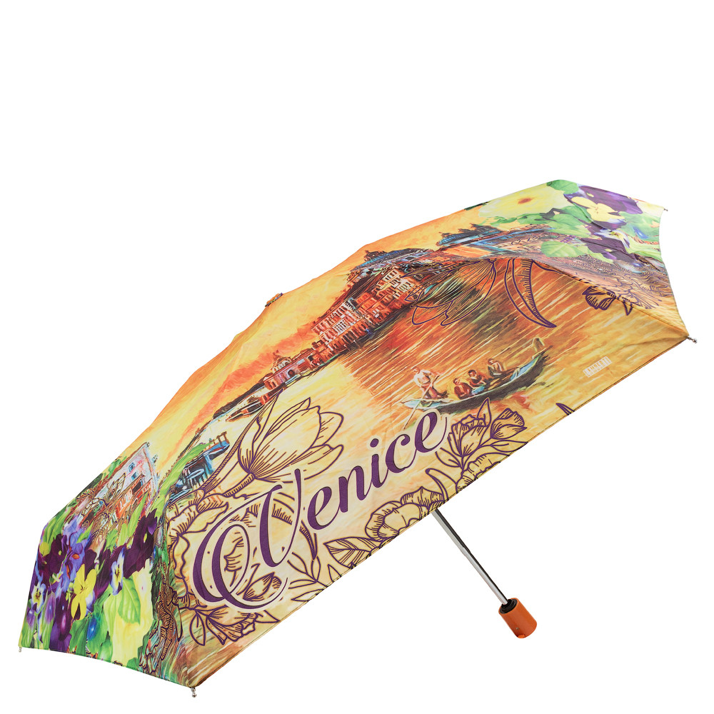 Женский складной зонтик полный автомат Lamberti 95 см разноцветный - фото 2