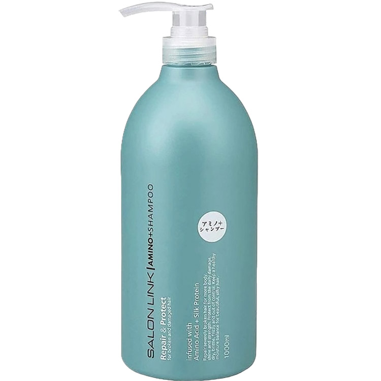 Увлажняющий шампунь Kumano Cosmetics Salon Link Amino Acid Shampoo 1000 мл - фото 1