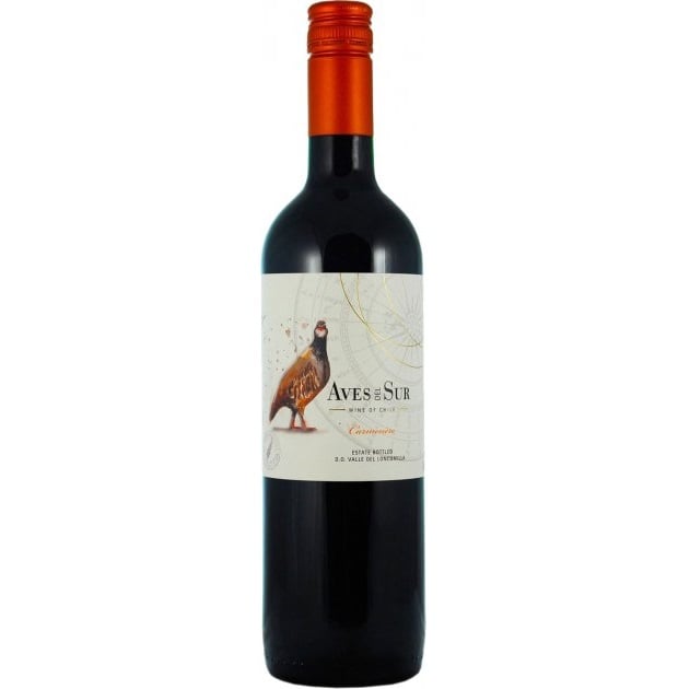 Вино Aves del Sur Carmenere, красное, сухое, 12,5 %, 0,75 л (8000009377868) - фото 1
