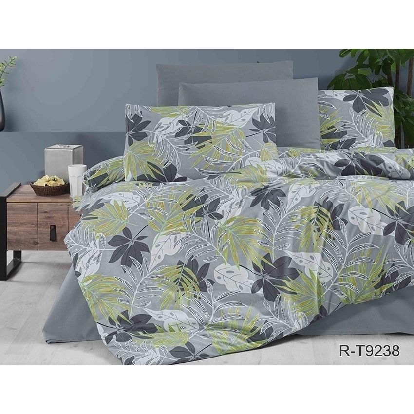 Комплект постельного белья TAG Tekstil с компаньоном Евро 000210732 (R-T9238) - фото 1