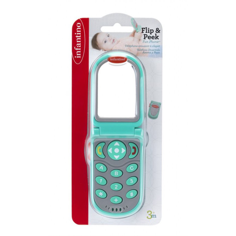 Розвиваюча іграшка Infantino Flip&Peek Цікавий телефон (306307I) - фото 2