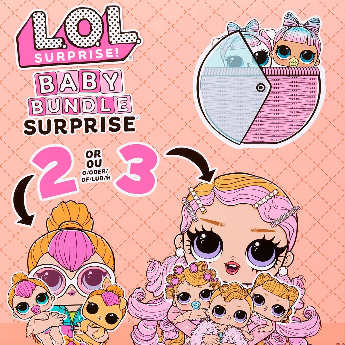 Ігровий набір з ляльками L.O.L. Surprise Baby Bundle Малюки в асортименті (507321) - фото 6