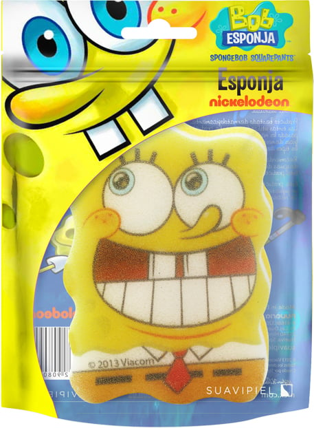 Губка банная Suavipiel Sponge Bob Губка Боб, 1 шт. - фото 1
