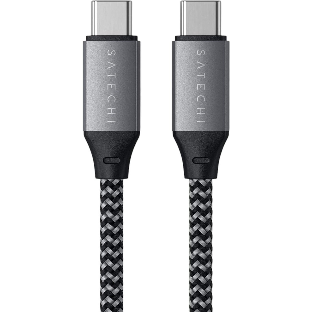 Кабель USB-C to USB-C Satechi Cable 100W Space Gray 2 м - фото 1