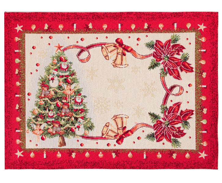 Серветка Lefard гобеленова з люрексом Navidad, 35х50 см (716-120) - фото 1