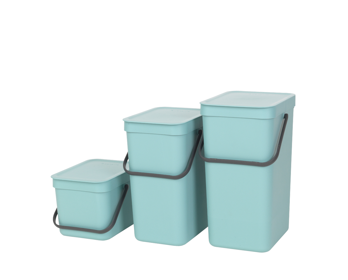 Ведро мусорное Brabantia Sort&Go, мятный, 6 л (109645) - фото 3