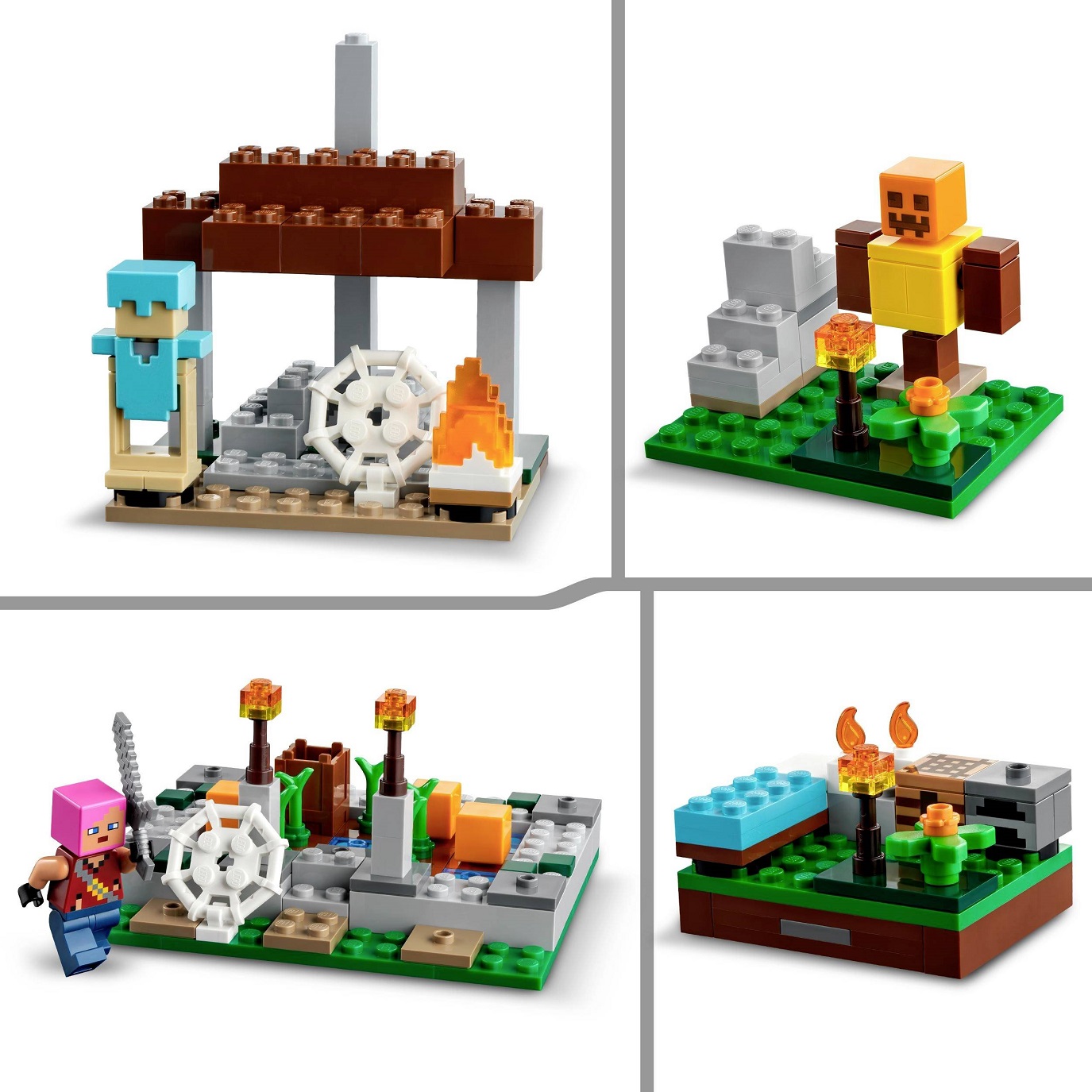 Конструктор LEGO Minecraft Заброшенная деревня, 422 детали (21190) - фото 5