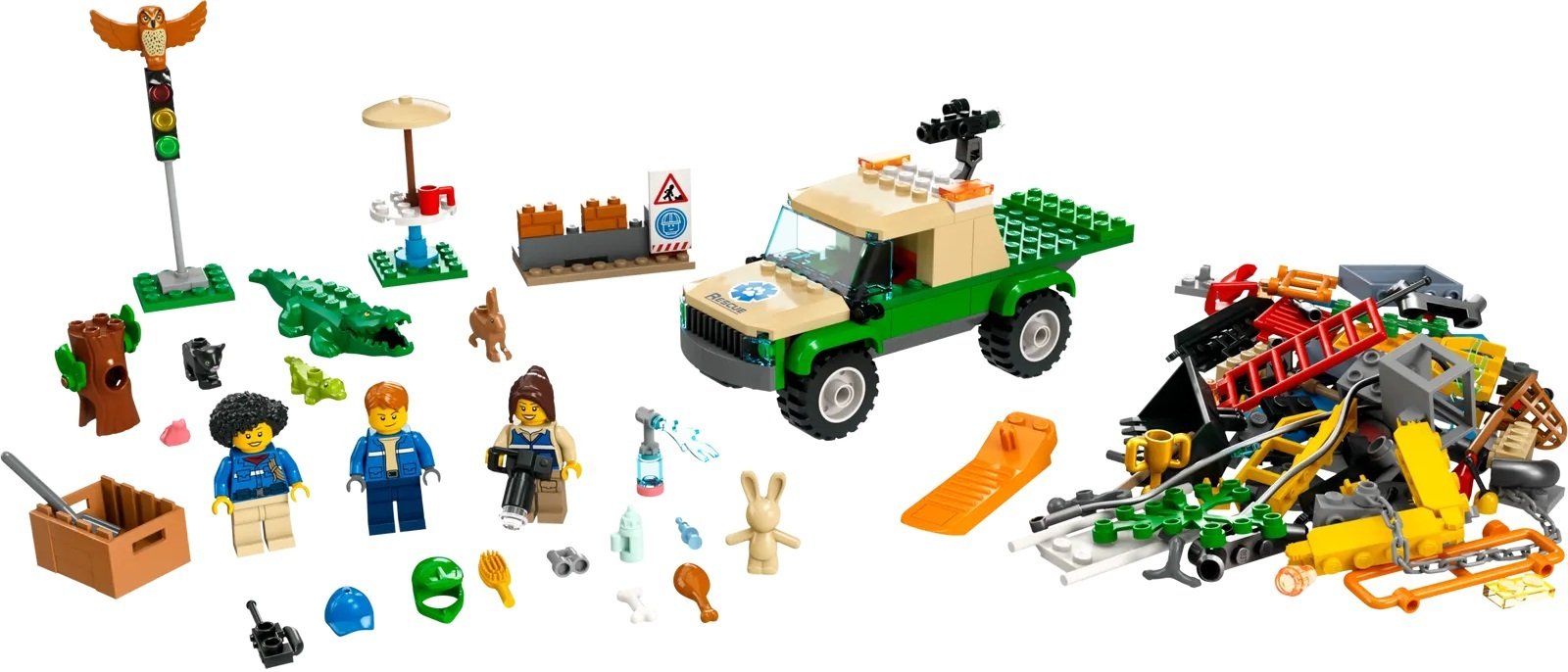 Конструктор LEGO City Миссии по спасению диких животных, 246 детали (60353) - фото 3