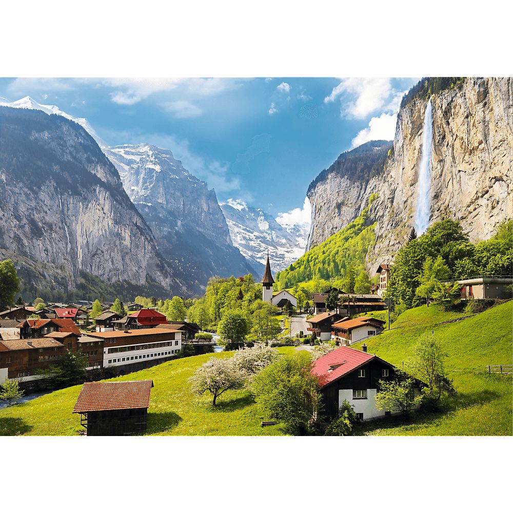 Пазлы Trefl Лаутер бруннен Швейцария 3000 элементов - фото 2