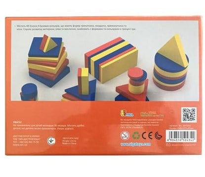 Навчальний набір Viga Toys Логічні блоки Дьєнеша (56164U) - фото 5