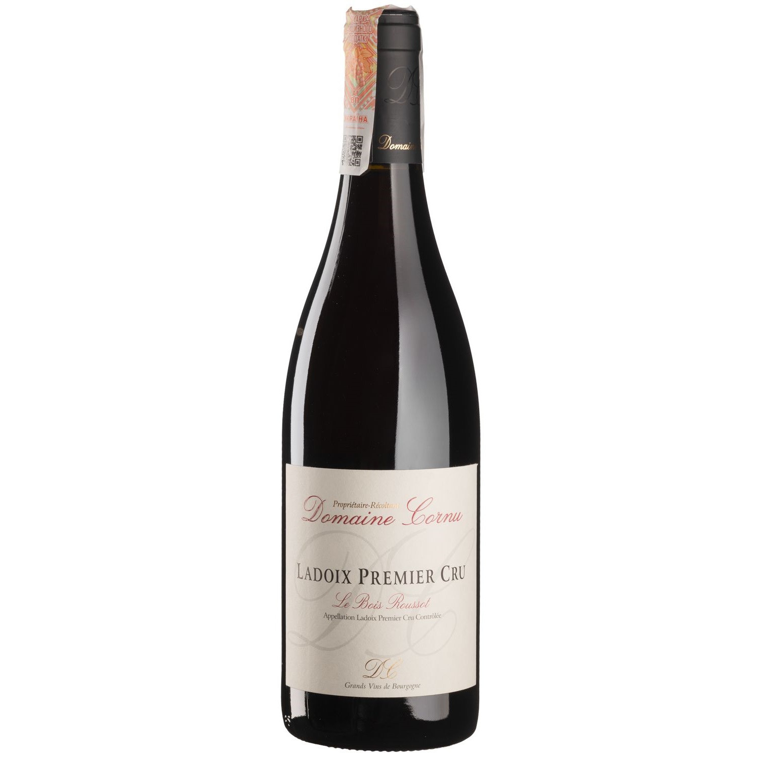 Вино Domaine Cornu Ladoix Premier Cru Le Bois Roussot 2020 красное сухое 0,75 л - фото 1