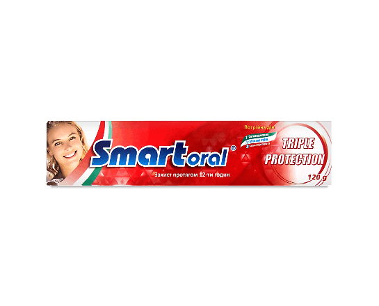 Паста зубна Smartoral, потрійна дія, 120 г (756878) - фото 1
