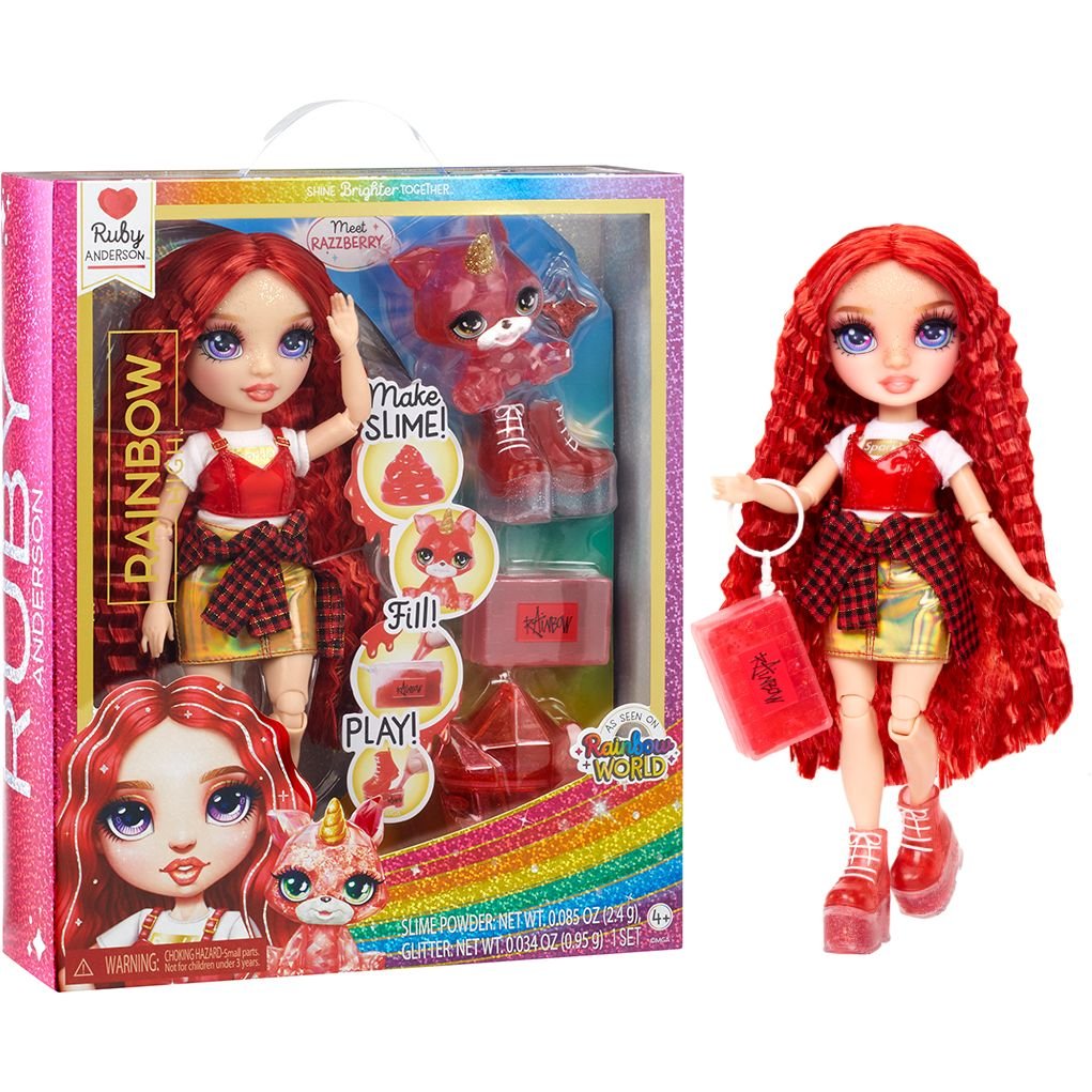 Кукла Rainbow High Classic Ruby Anderson с аксессуарами и слаймом 28 см (120179) - фото 1