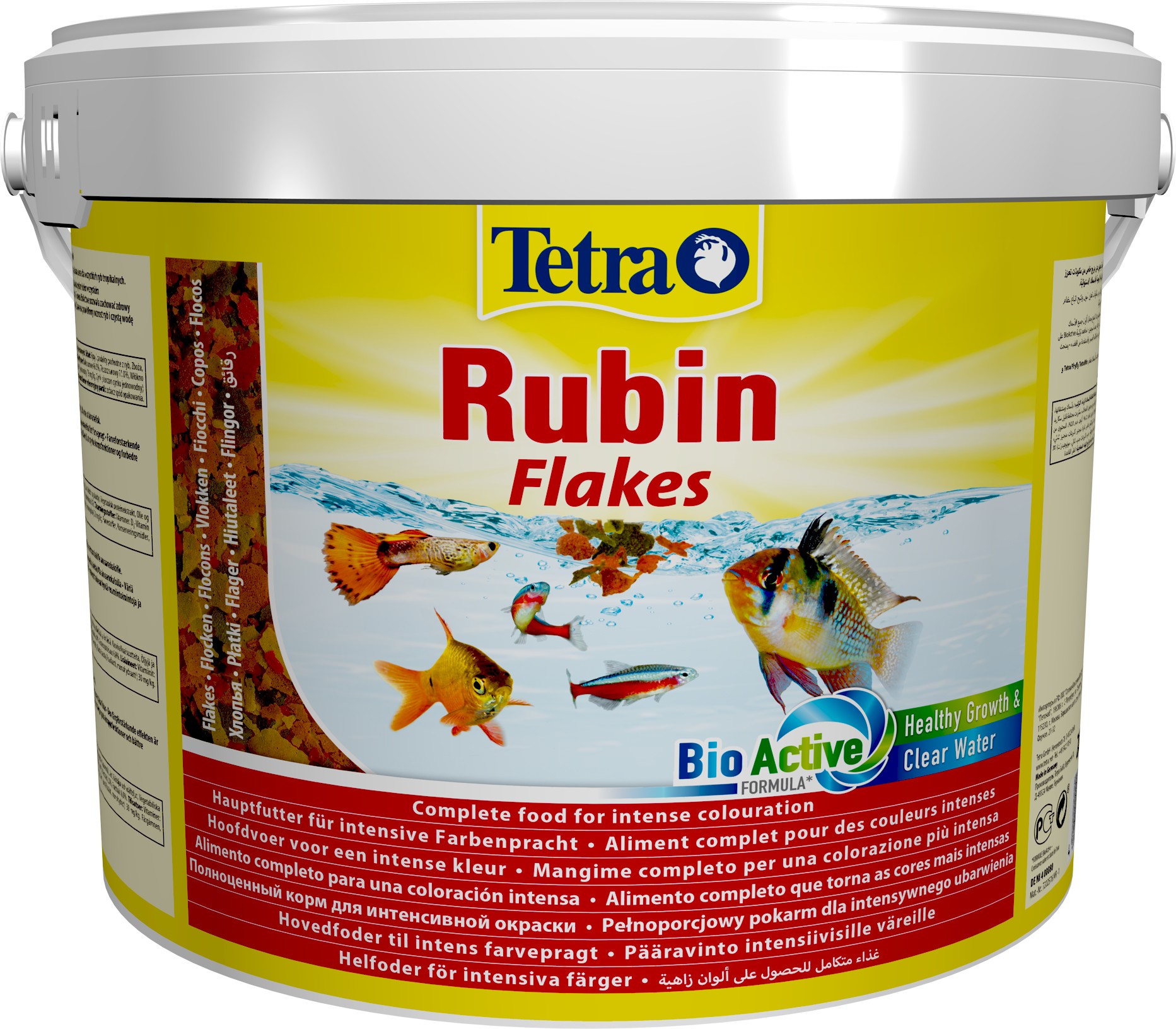 Корм для аквариумных рыбок Tetra Rubin Хлопья для окраса, 10 л (769922) - фото 1