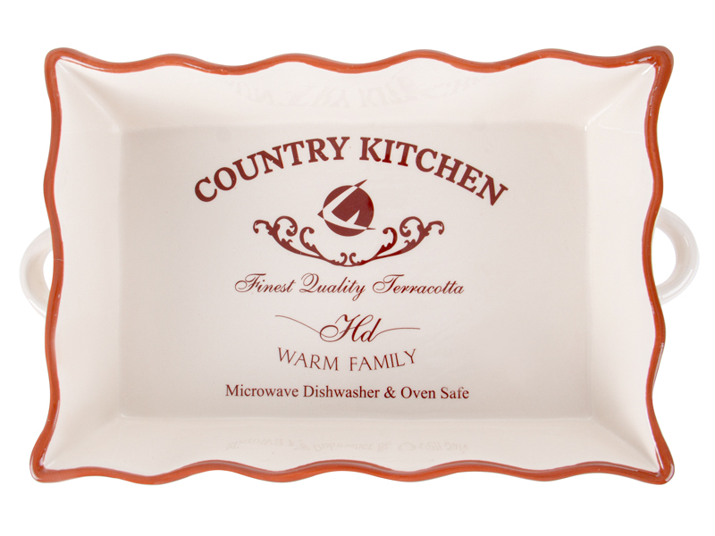 Блюдо для запекания Lefard Country Kitchen 29 x 18,5 x 6 см, коричневый (940-297) - фото 2