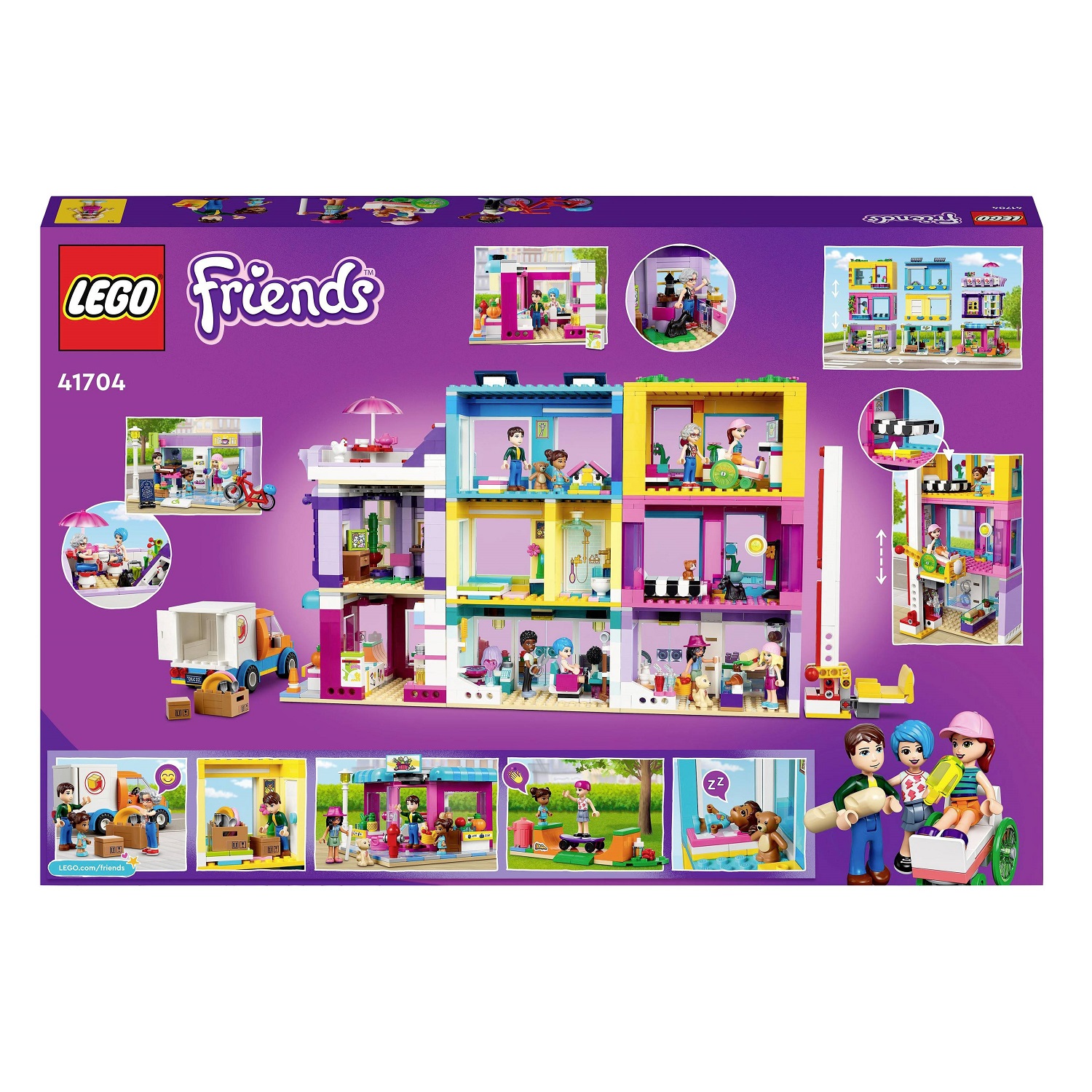 Конструктор LEGO Friends Великий будинок на головній вулиці, 1682 деталей (41704) - фото 2