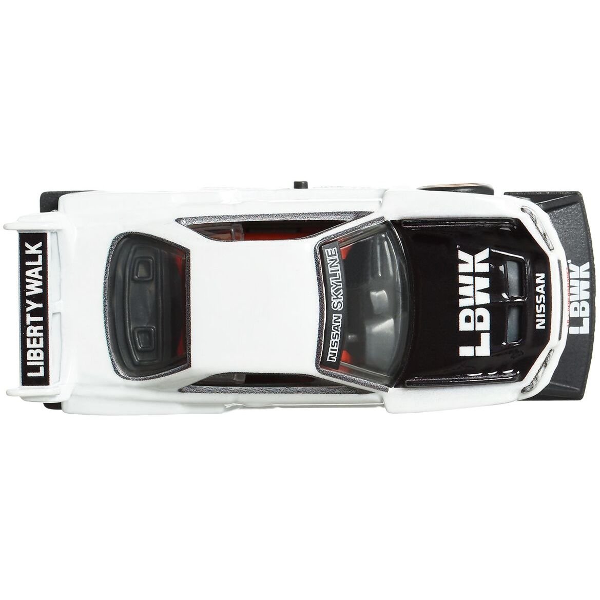 Автомодель Hot Wheels Boulevard Nissan Skyline Super Silhouette LB-ER34 белая с черным (GJT68/HKF21) - фото 6