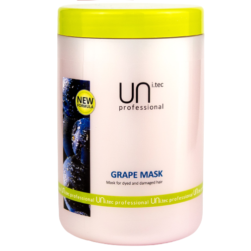 Маска UNi.tec Grape Mask для фарбованого та хімічно обробленого волосся, 1000 мл (20881) - фото 1