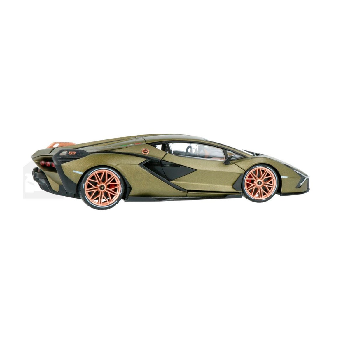 Автомодель Bburago Lamborghini Sian FKP 37 зеленый (18-11046G) - фото 3