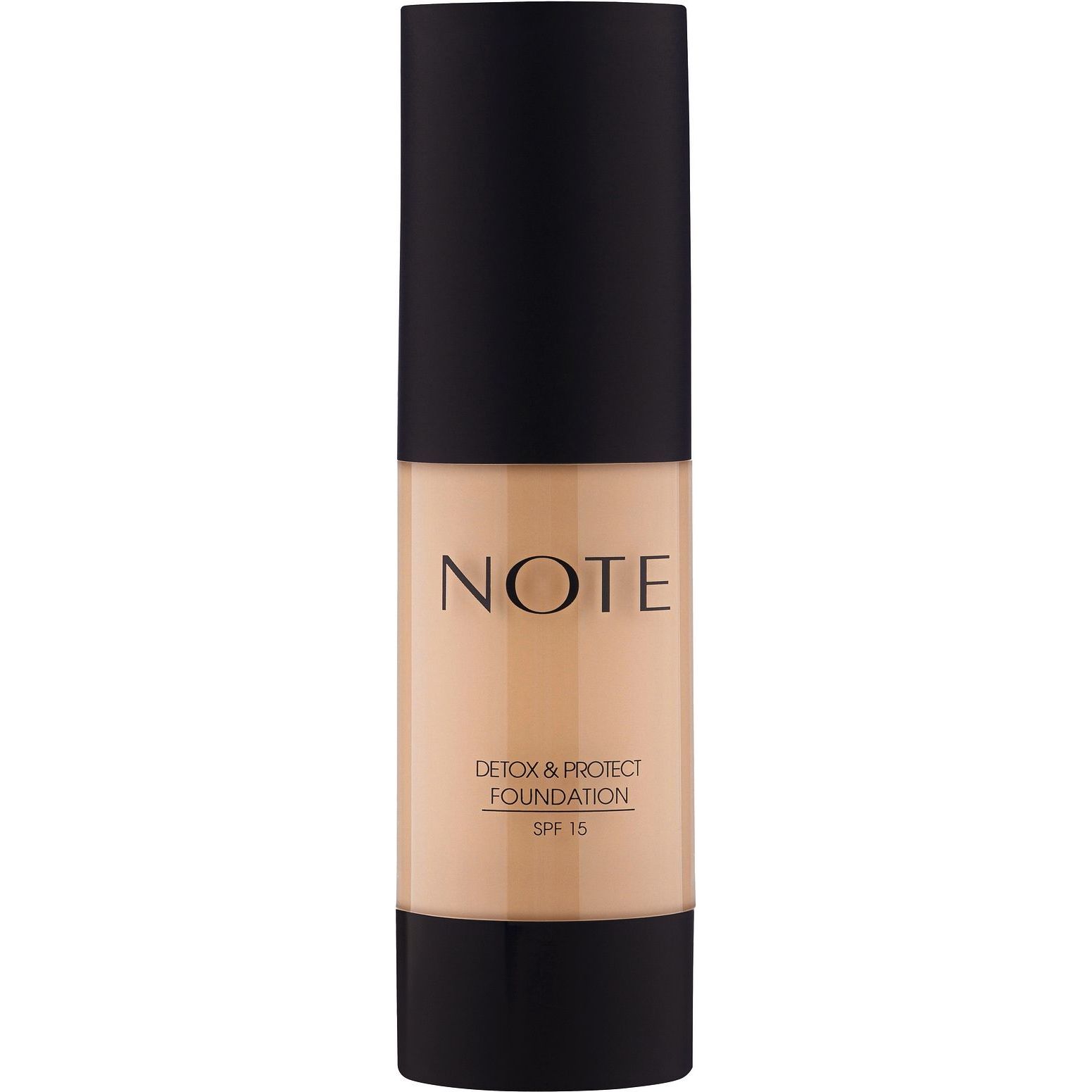 Тональная основа Note Cosmetique Detox And Protect Foundation тон 128 (Sand Ivory) 30 мл - фото 1