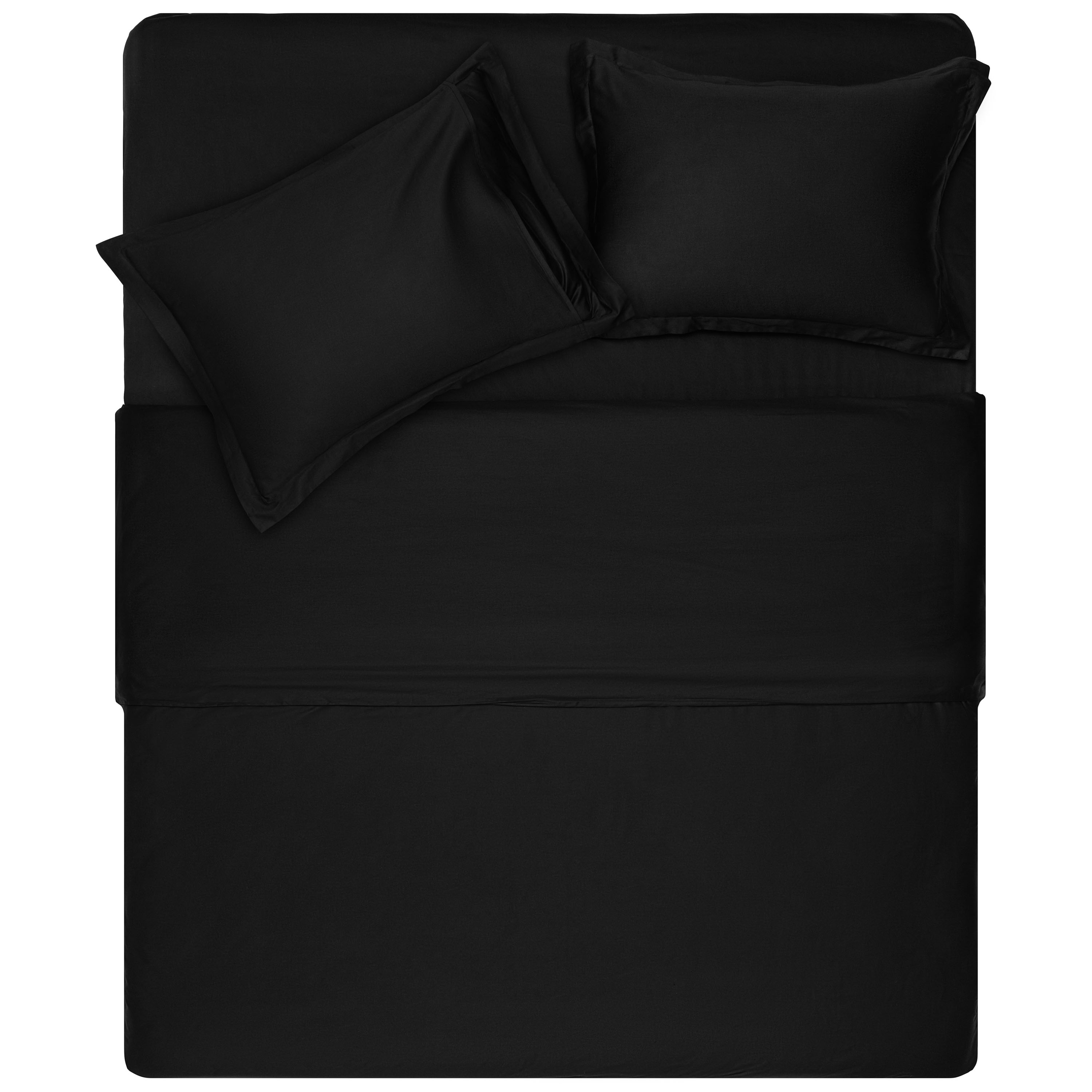 Комплект постельного белья Ardesto Mix&Match Premium сатин двуспальный евро черный (ART2022SL) - фото 8