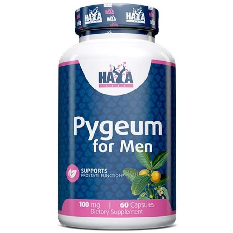 Екстракт кори африканської сливи Haya Labs Pygeum for Men 100 мг 60 капсул - фото 1