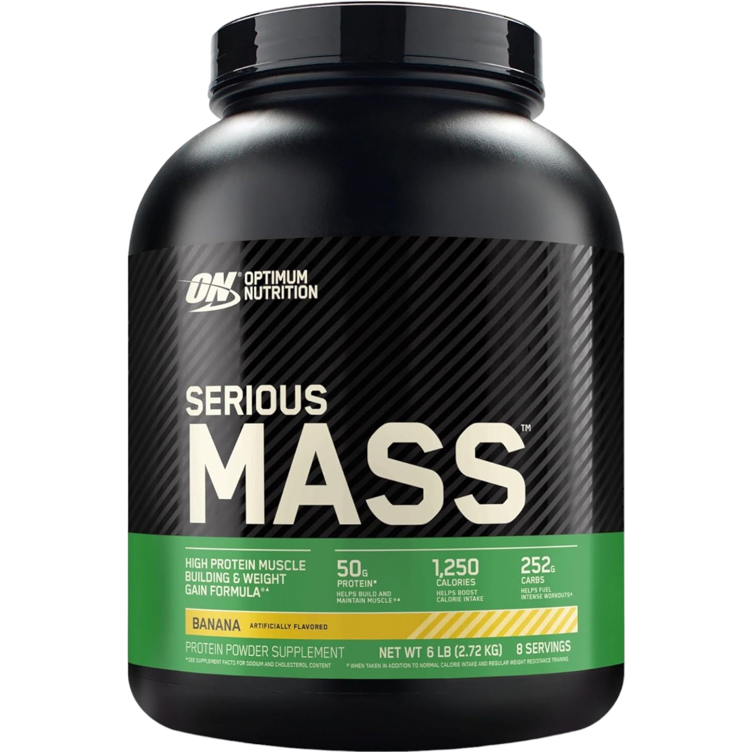 Гейнер Optimum Nutrition Serious Mass Banana 2.722 кг - фото 1