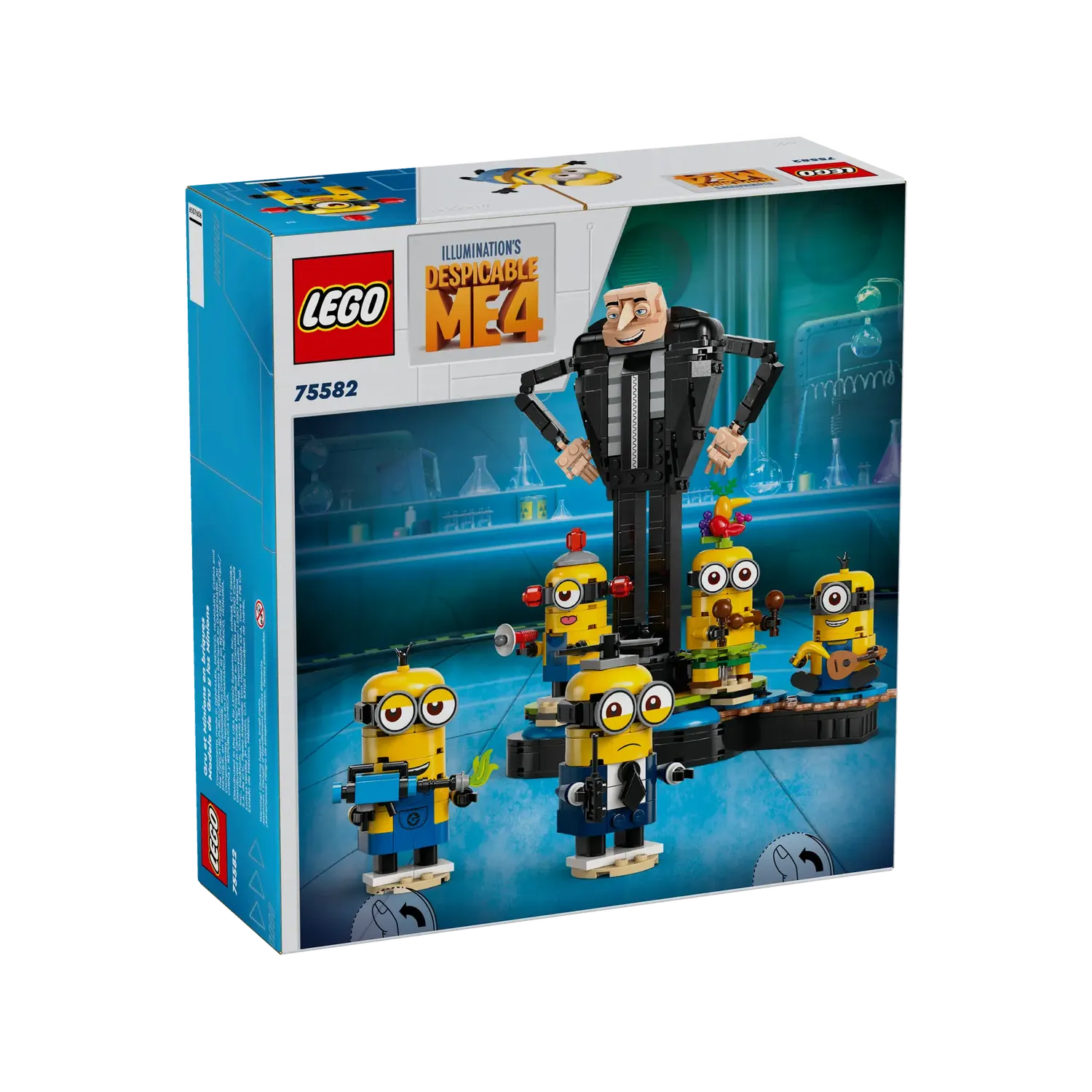 Конструктор LEGO Despicable Me Ґру й посіпаки з кубиків 839 деталей (75582) - фото 8