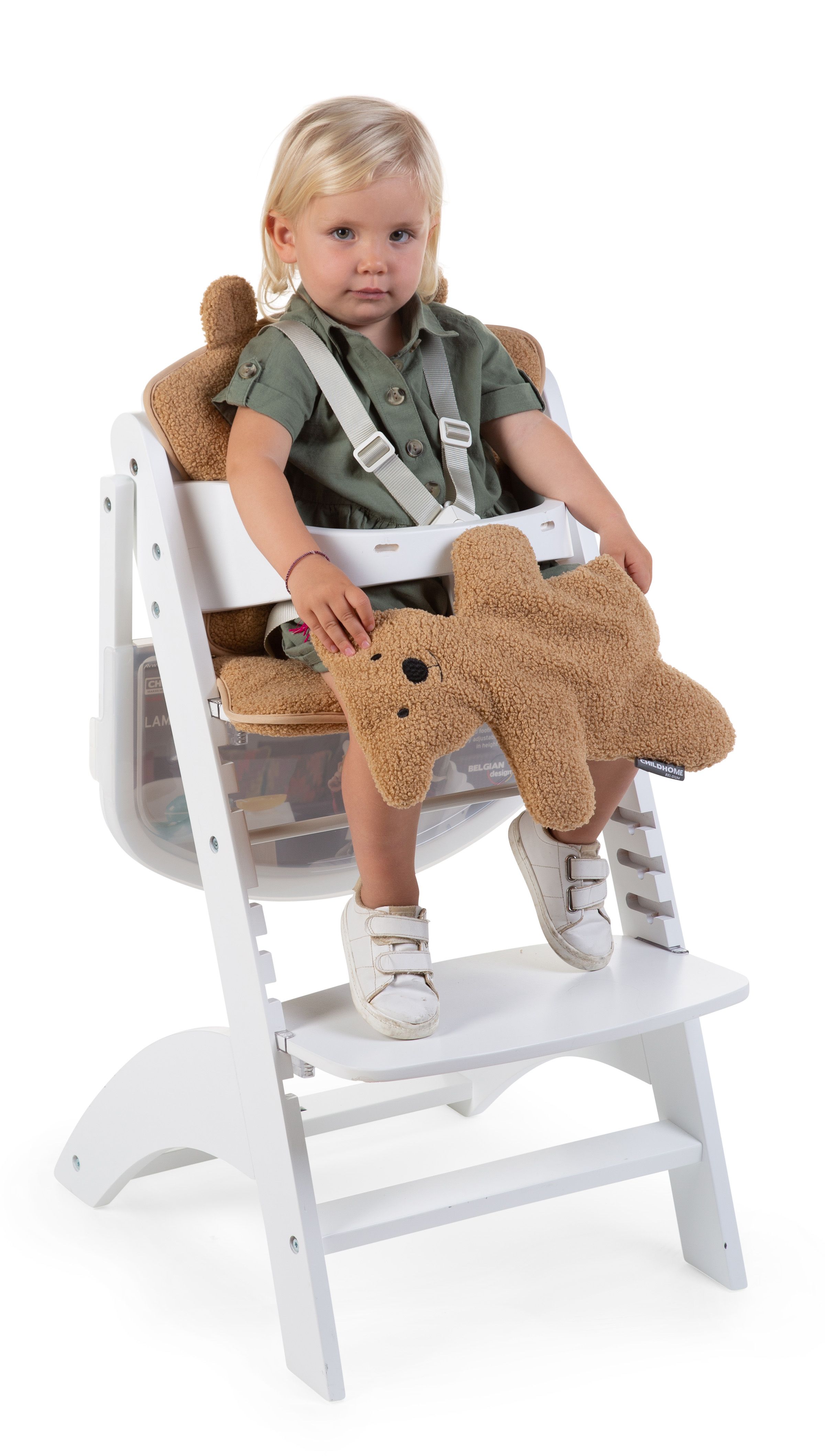 Универсальная подушка к стулу для кормления Childhome, коричневый мишка (CCSCGCNTB) - фото 5