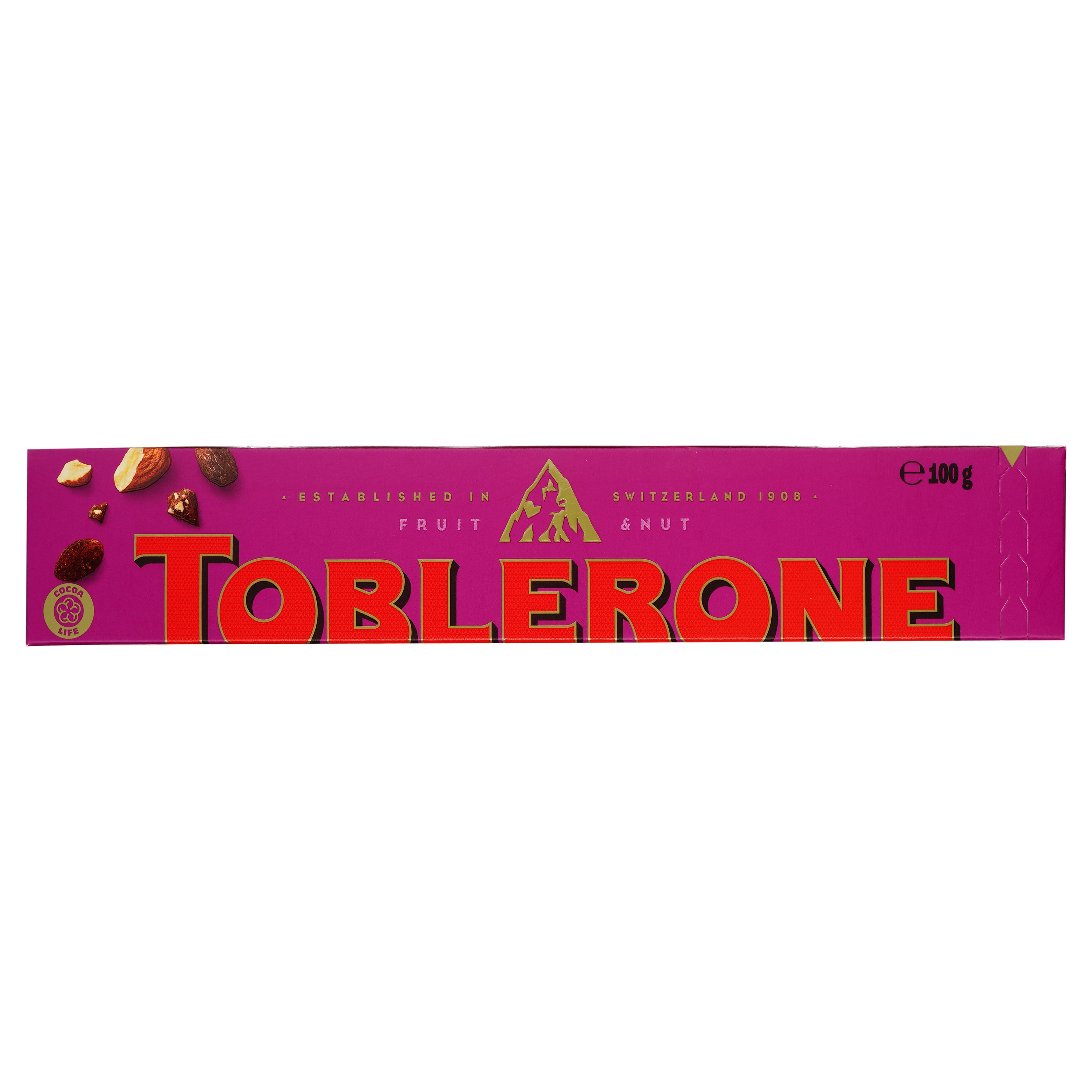 Шоколад молочний Toblerone з родзинками та нугою з меду та мигдалю, 100 г (479986) - фото 2