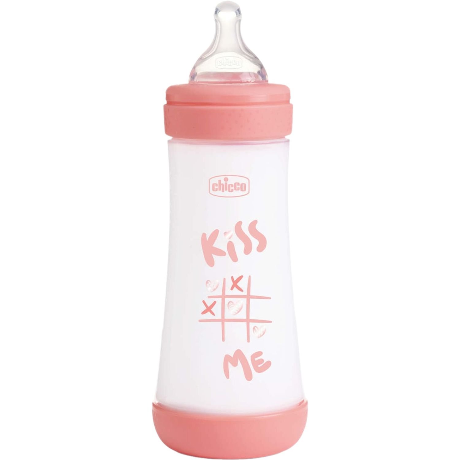 Бутылочка для кормления Chicco Perfect 5 Love пластиковая с силиконовой соской 300 мл (20235.11.40) - фото 1