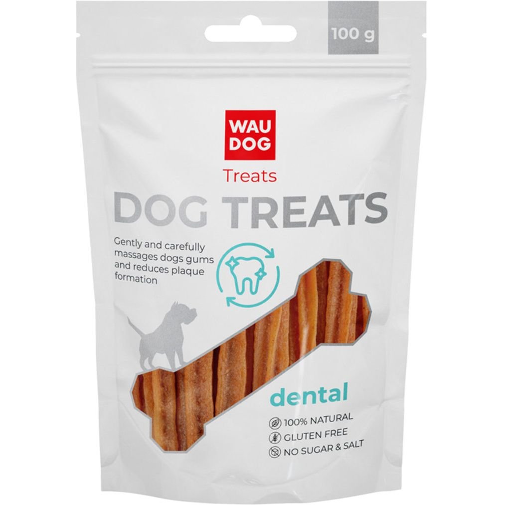 Лакомство для собак Waudog Treats Стоматологическая палочка со вкусом тыквы 100 г - фото 1