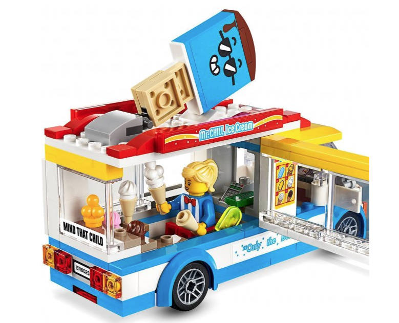 Конструктор LEGO City Вантажівка з морозивом, 200 деталей (60253) - фото 4