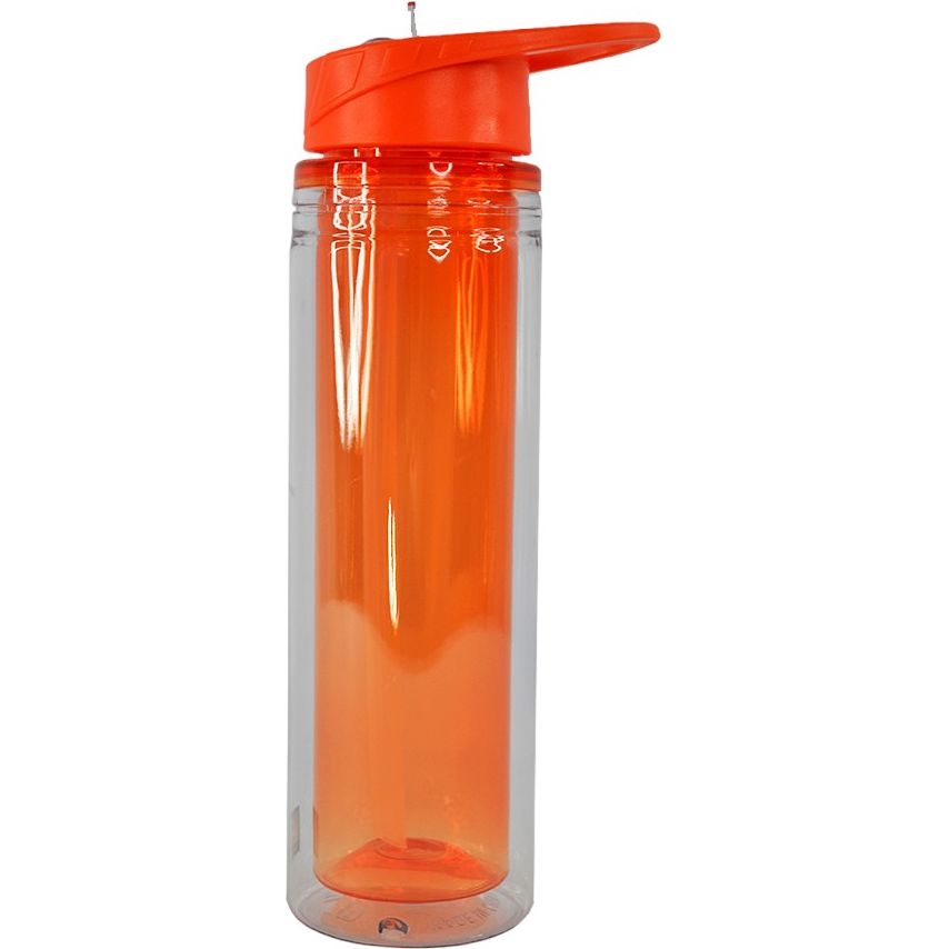 Пляшка для води Line Art Limpid 620 мл помаранчева (20225LA-06) - фото 3