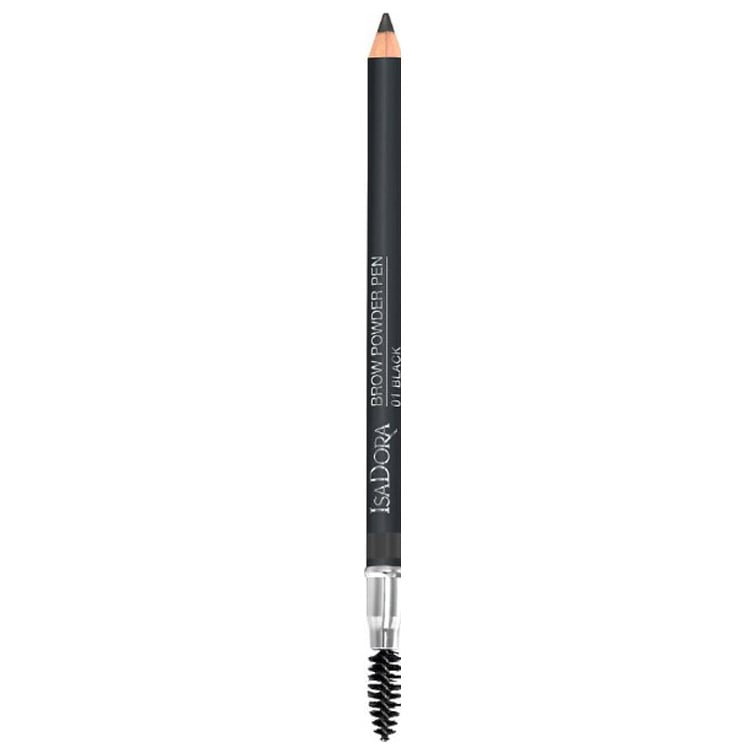 Карандаш для бровей IsaDora Brow Powder Pen Black тон 01, 1.1 г (492737) - фото 1