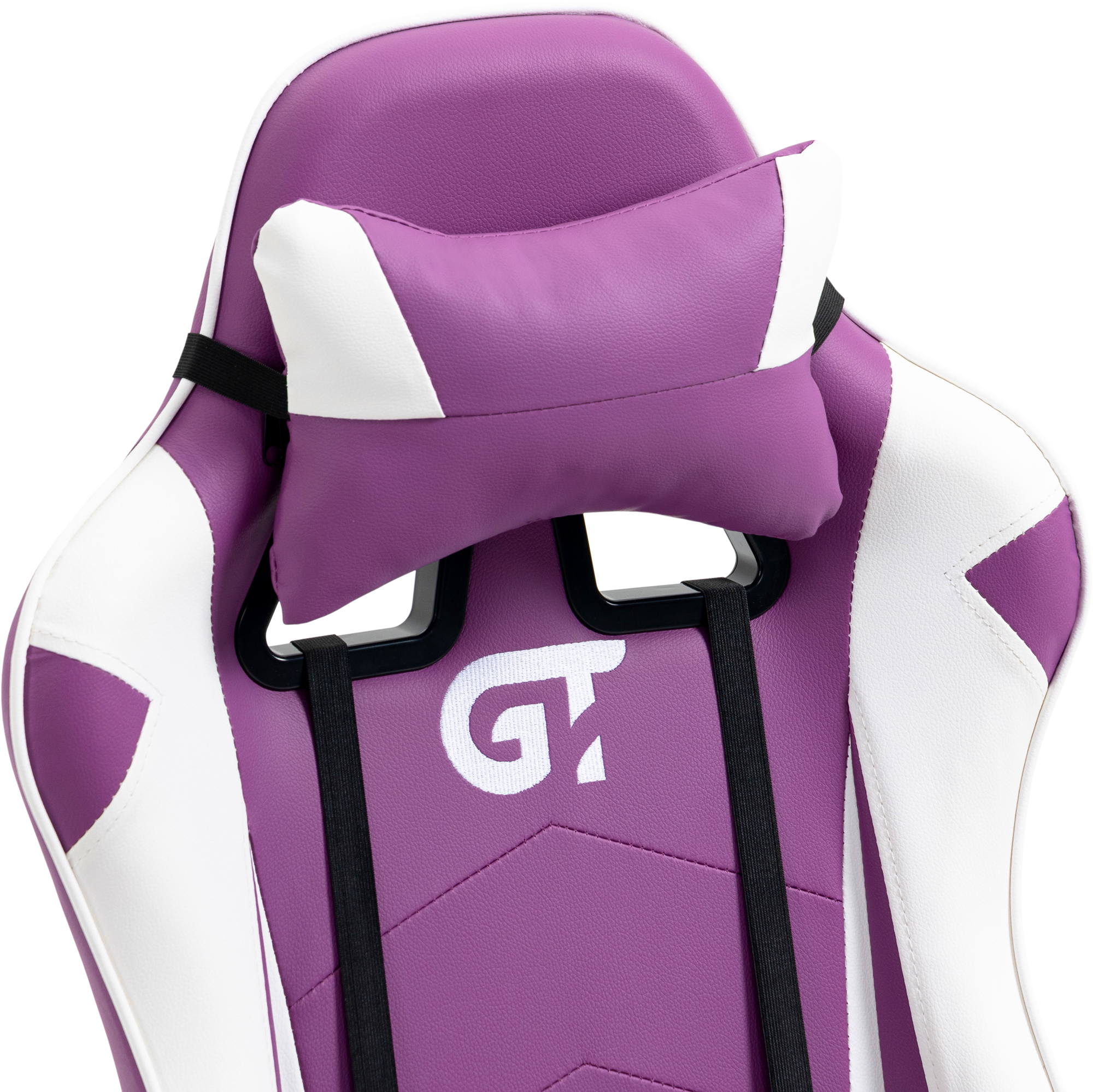 Геймерское детское кресло GT Racer белое с фиолетовым (X-5934-B Kids White/Violet) - фото 10