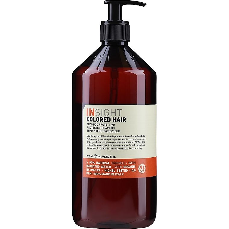 Шампунь Insight Colored Hair Protective Shampoo для сохранения цвета окрашенных волос 900 мл - фото 1