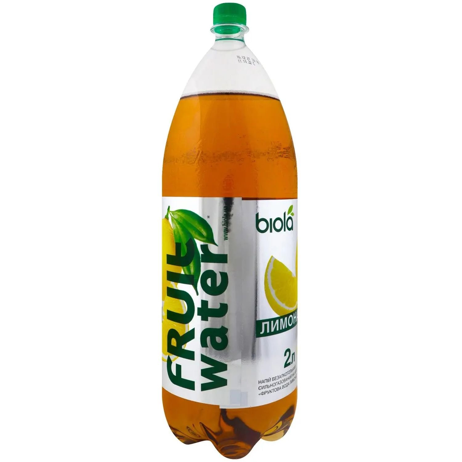 Напій Біола Fruit Water Лимонад безалкогольний 2 л - фото 2