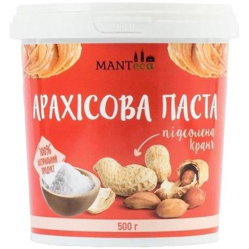 Арахісова паста Manteca Кранч підсолена, 500 г - фото 1